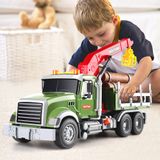 Caminhão De Brinquedo Dwi Dowellin Timber Com Guindaste De Carregamento Para Crianças 3-7y