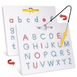 Magnetic Letter Board Gamenote 2 Em 1 Tracing Alphabet Tracing