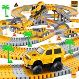 Brinquedo Construction Race Tracks Hony 253 Unidades Para Crianças De 3 A 8 Anos