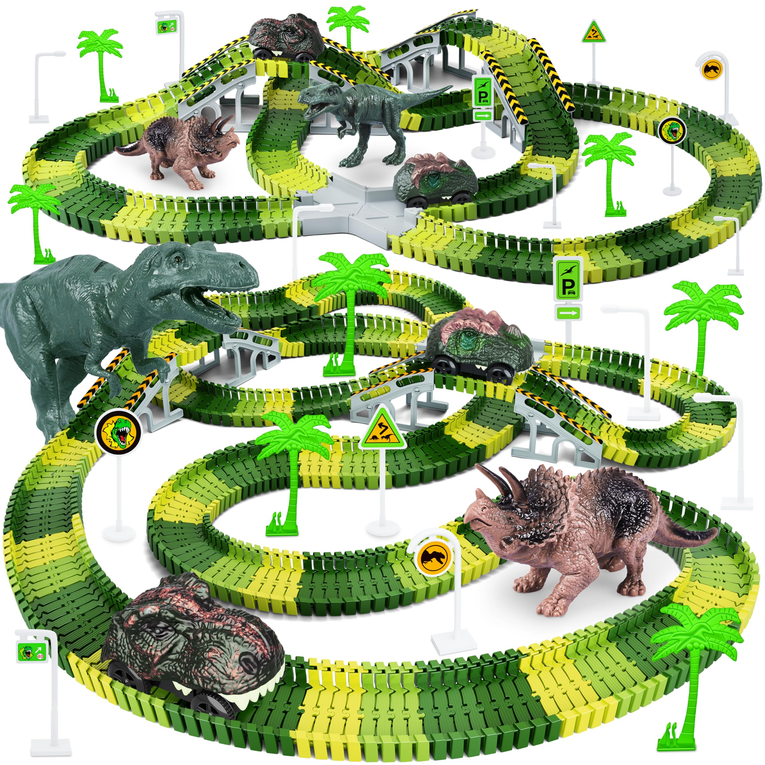 Brinquedos De Dinossauros Toyk Create A Dinosaur World 252 Peças