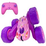 Brinquedo De Controle Remoto Rc Stunt Car Threeking Para Meninas De 6 Anos Ou Mais