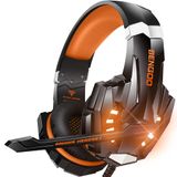 Fone De Ouvido Para Jogos Bengoo G9000 Stereo Para Ps4, Pc, Xbox One Orange