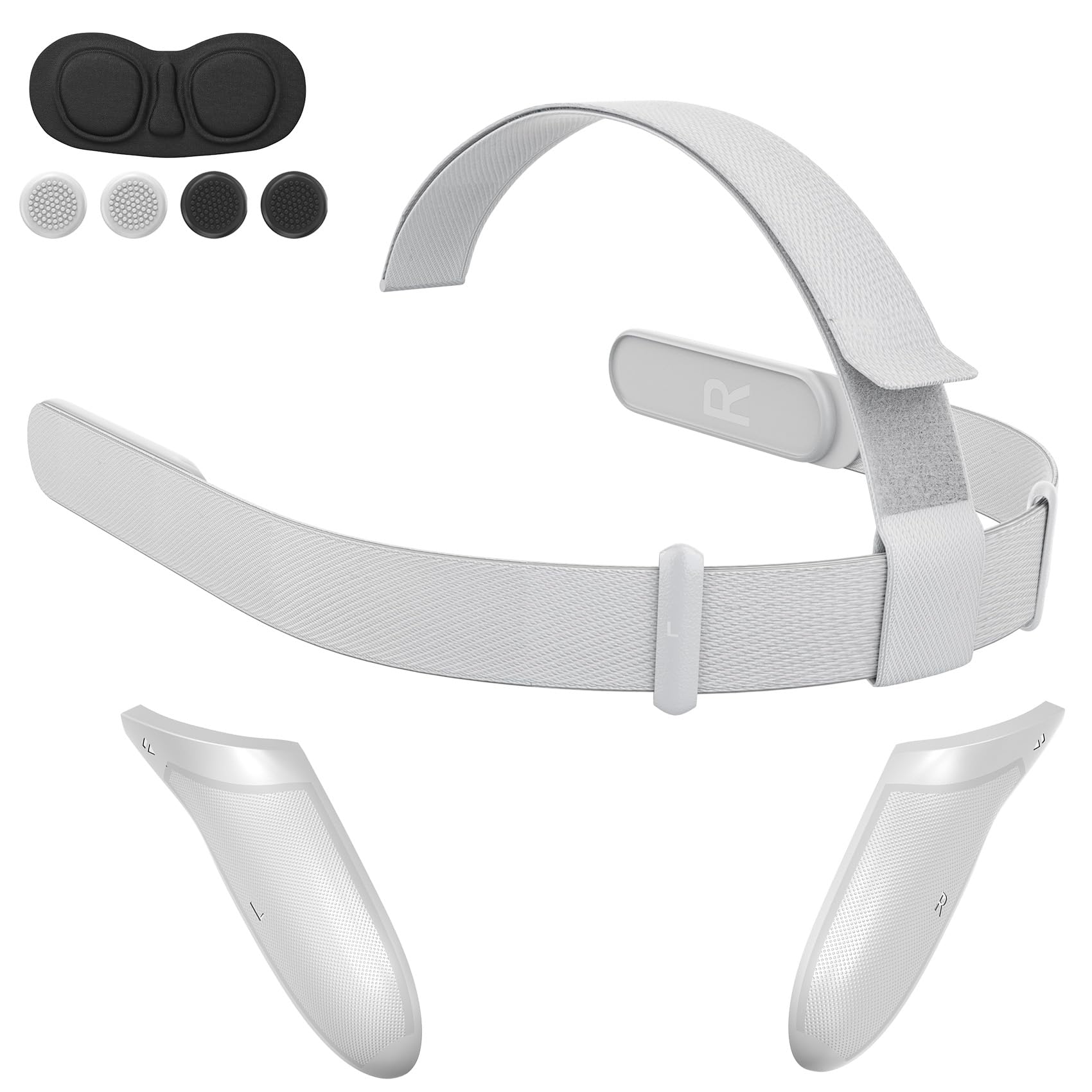 Kit De Alça De Cabeça Oculus Quest 2 Fone De Ouvido Tanreginal Com Acessórios