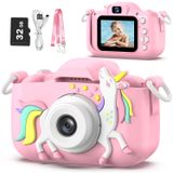 Câmera Infantil Goopow Kids De 3 A 8 Anos Com Cartão Sd De 32 Gb E Jogos