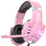 Fone De Ouvido Para Jogos Bengoo G9000 Para Ps4, Pc, Xbox One - Rosa