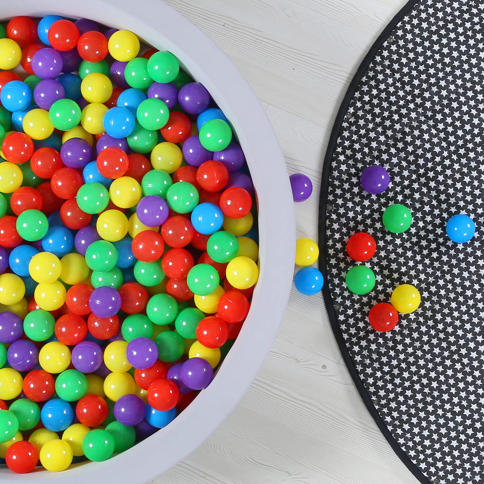 Ball Pit Balls Gogoso Para Criança, 100 Bolas De Plástico Para Bebês