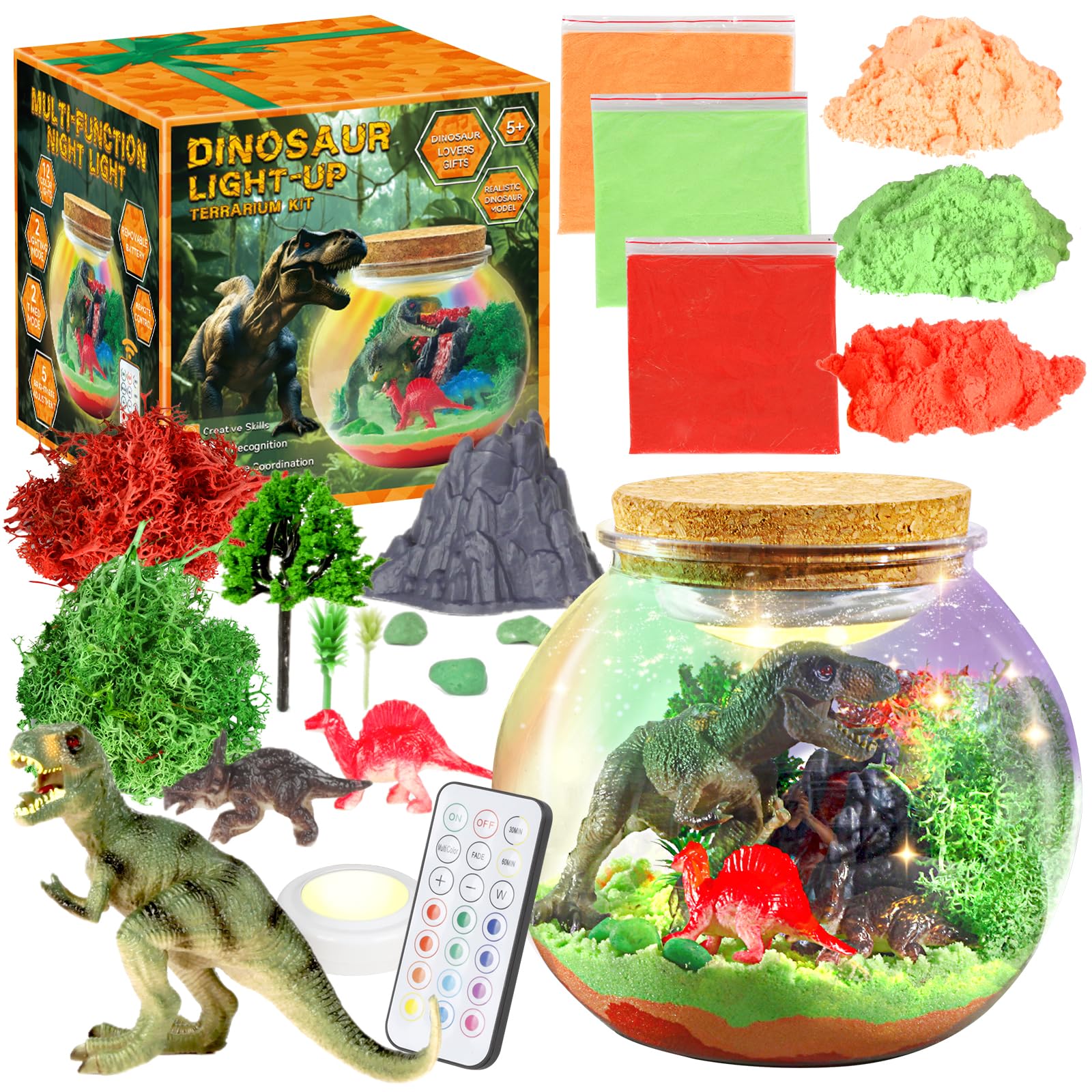Kit De Terrário De Dinossauros 7 De Julho Dinosaur Kid Painting Crafts