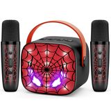Máquina De Karaokê Webspidee Cool Mini Led Bluetooth 5.3 Kids