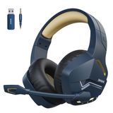 Fone De Ouvido Sem Fio Para Jogos Binnune 2,4 Ghz Com Bluetooth 5.3 Ps5/ps4/pc