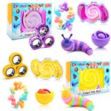 Pacote De 10 Unidades Da Sensory Fidget Toys Cevioce Para Adultos E Crianças