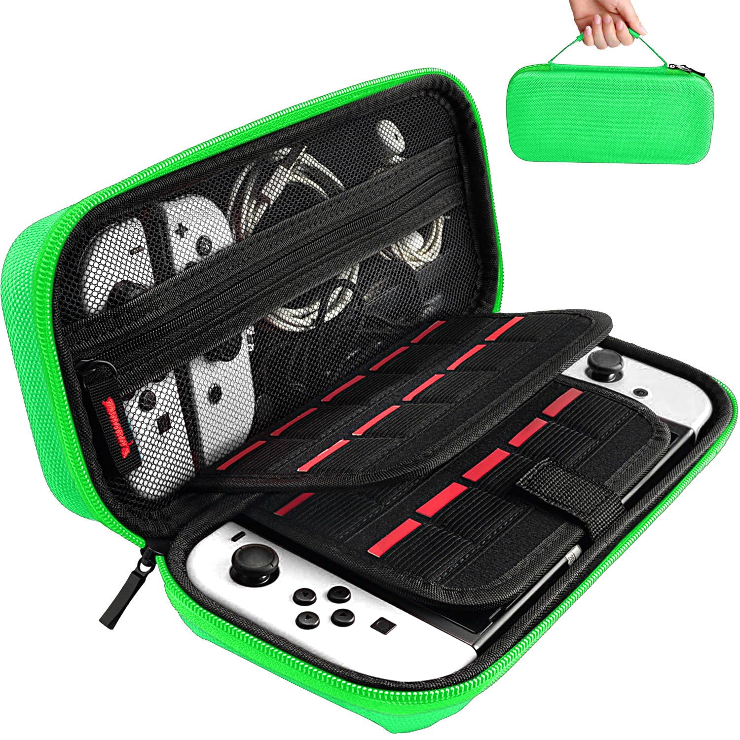Estojo De Transporte Daydayup Green Protector Para Console E Acessórios