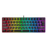Teclado Para Jogos Snpurdiri 60% Com Fio Rgb Retroiluminado À Prova D&#39;água