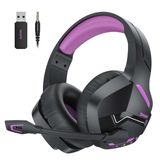 Fone De Ouvido Sem Fio Para Jogos Binnune 2,4 Ghz Para Ps5, Ps4, Pc