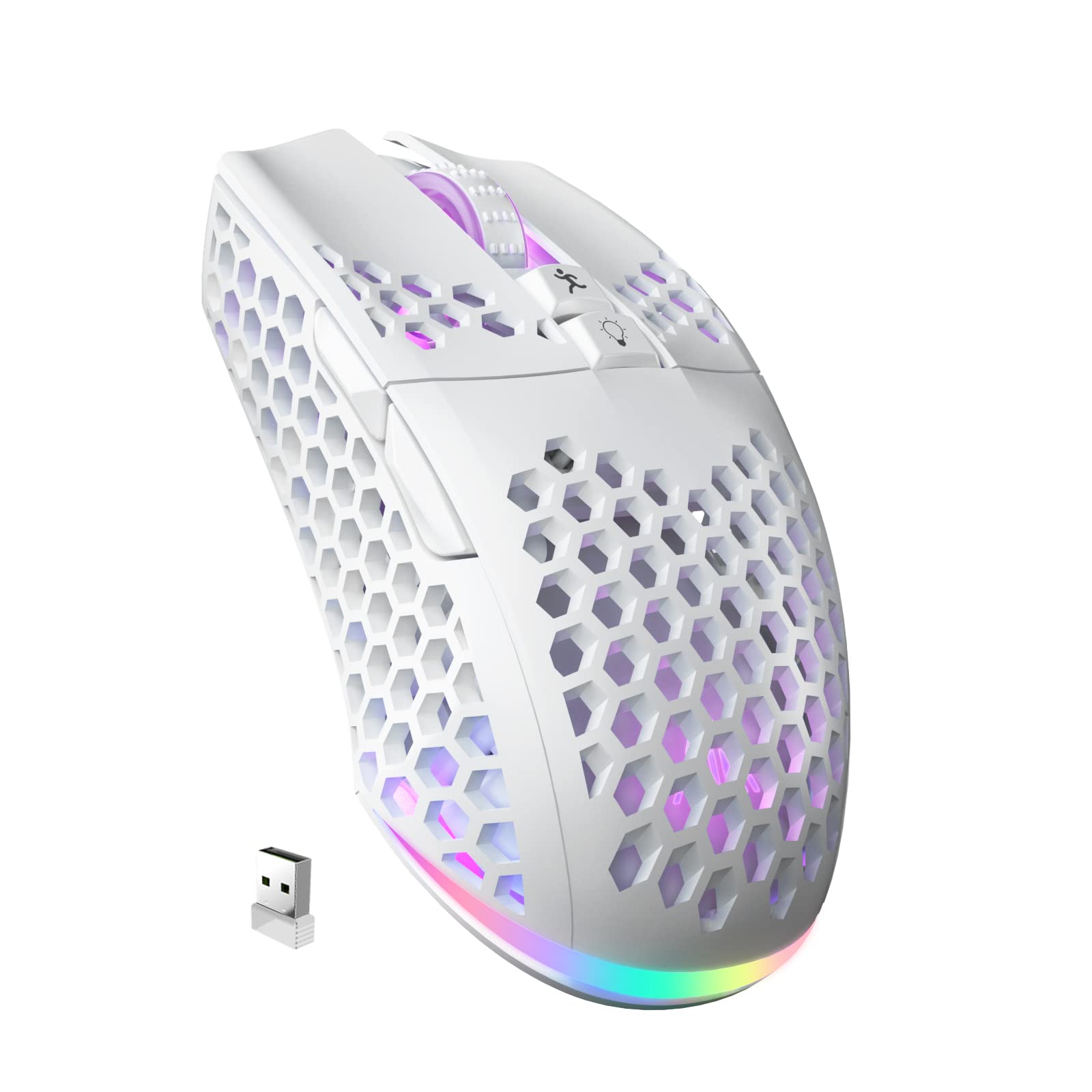 Mouse Sem Fio Para Jogos Solakaka Sm600 Plus Bluetooth 5.1