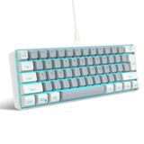 Teclado Para Jogos Snpurdiri 60% Com Fio Rgb Retroiluminado À Prova D&#39;água