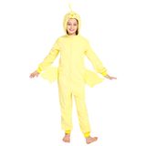 Pijama Costume Leadtex Yellow Chicken Para Crianças De 6 A 8 Anos