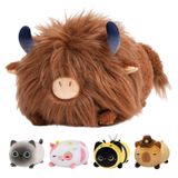 Brinquedo De Pelúcia Mewaii Cute Highland Cow Para Meninas De 40 Cm