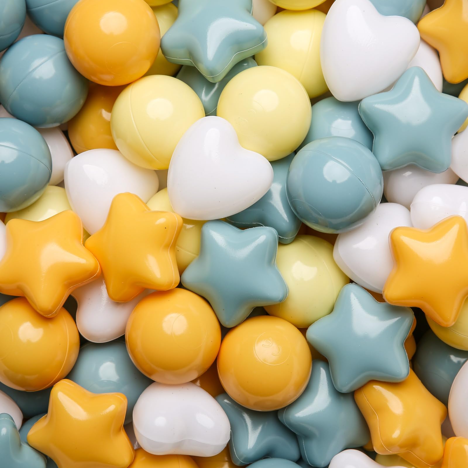 Ball Pit Balls Gogoso Stars Hearts Shape Para Crianças 100 Unidades