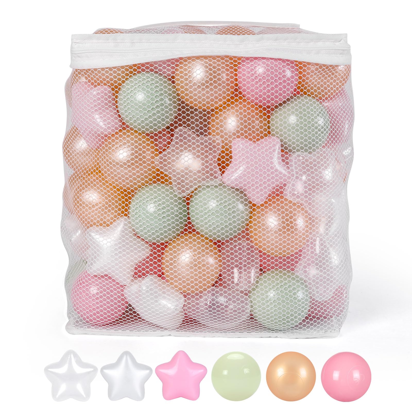 Ball Pit Balls Starbolo 100 Peças De Brinquedo Infantil De Plástico À Prova De Esmagamento