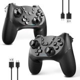 Controlador Sem Fio Acegamer Para Nintendo Switch, Pacote Com 2, Preto