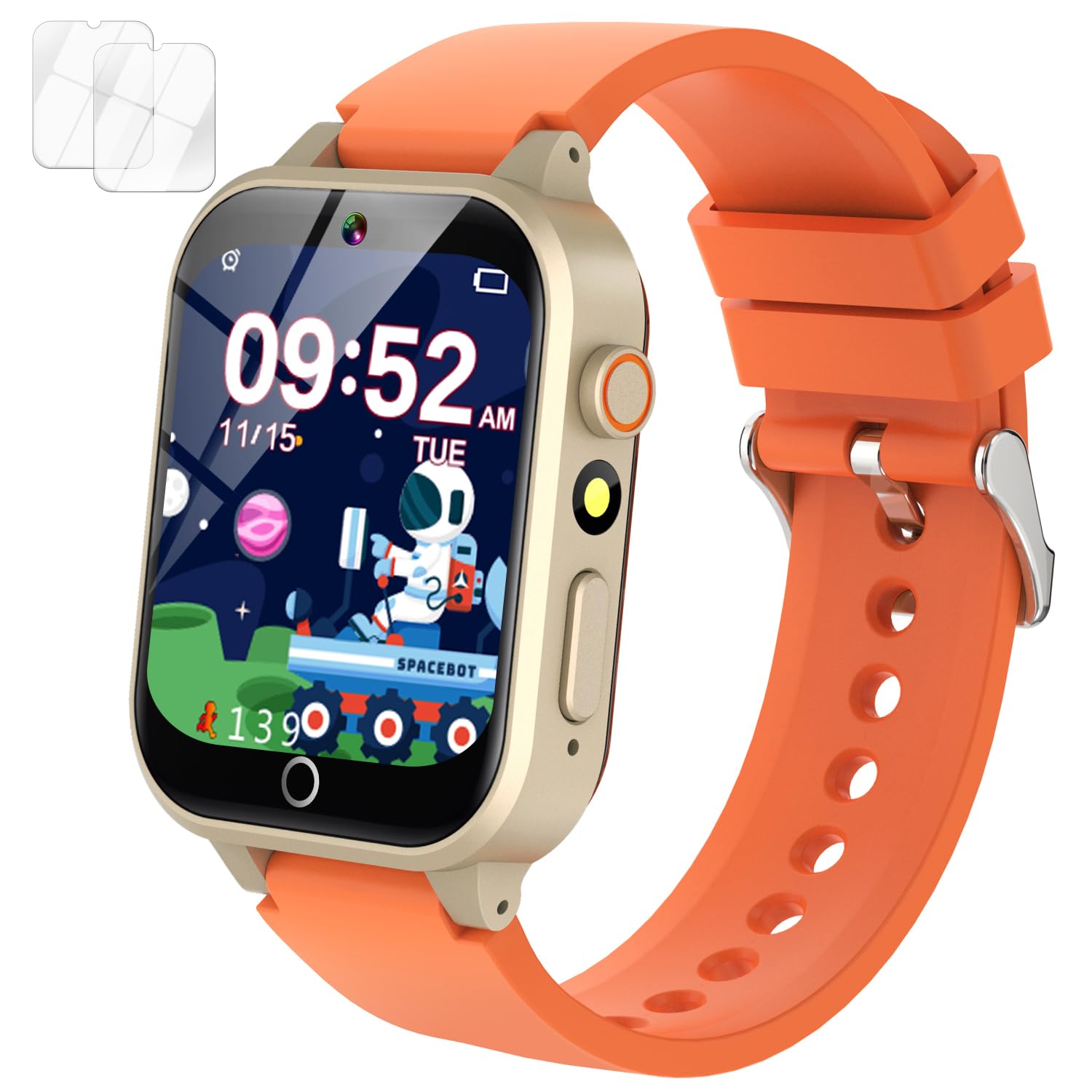 Relógio Inteligente Vakzovy Kids Game Com Câmera Hd Para Meninas De 6 A 12 Anos