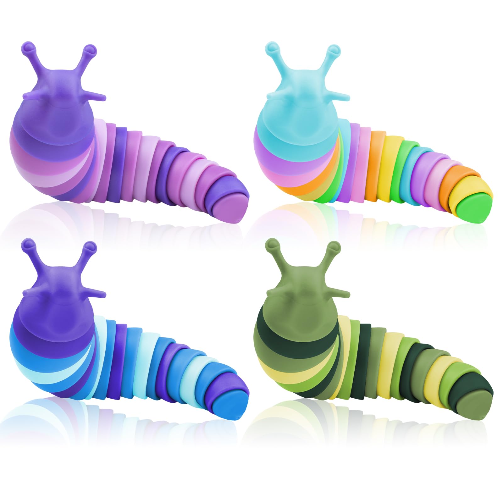 Brinquedos Fidget Slug Cevioce Sensory Para Crianças Autistas De 3 Anos Ou Mais