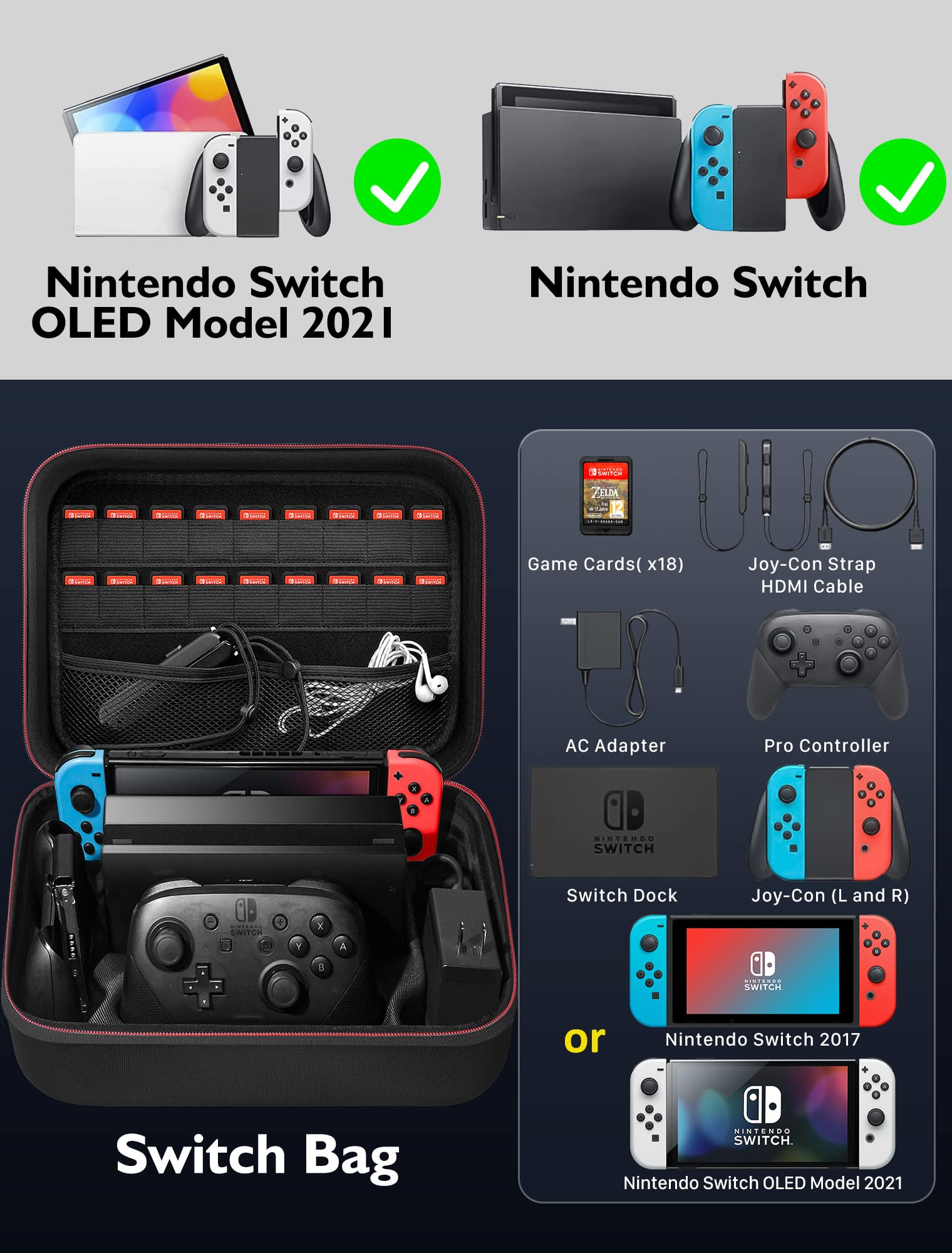 Bolsa De Viagem Para Nintendo Switch E Switch Oled Model - Carrefour