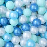 Play Balls Heopeis Pit Balls Para Crianças, 100 Unidades De Pérolas, 4 Cores Azuis