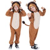 Macacão Costume Leadtex Kids Lion Para Meninos E Meninas L 8-10