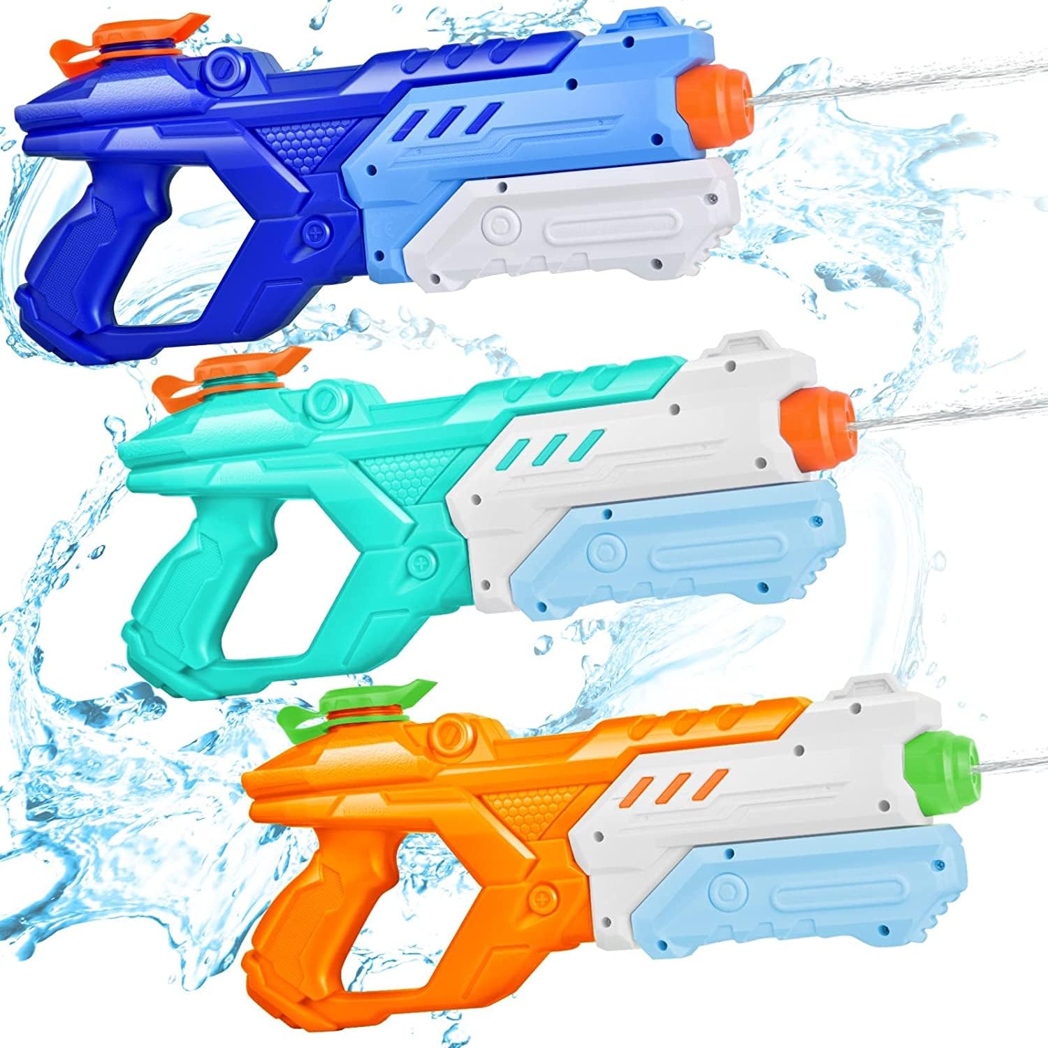 Water Gun Quanquer Super Squirt 600 Ml De Alta Capacidade, Pacote Com 3