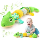 Brinquedos Macios Musicais Para Atividades Com Animais De Pelúcia Por 0 A 12 Meses