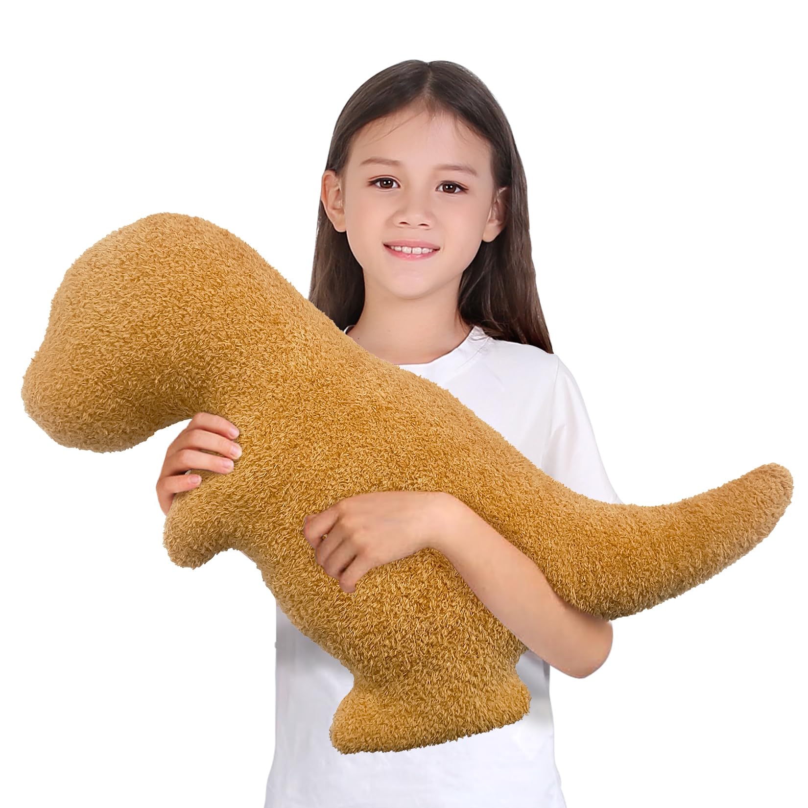 Almofada De Pelúcia Andywoo Dino Nuggets Dinosaur Chicken Tyrannosaurus