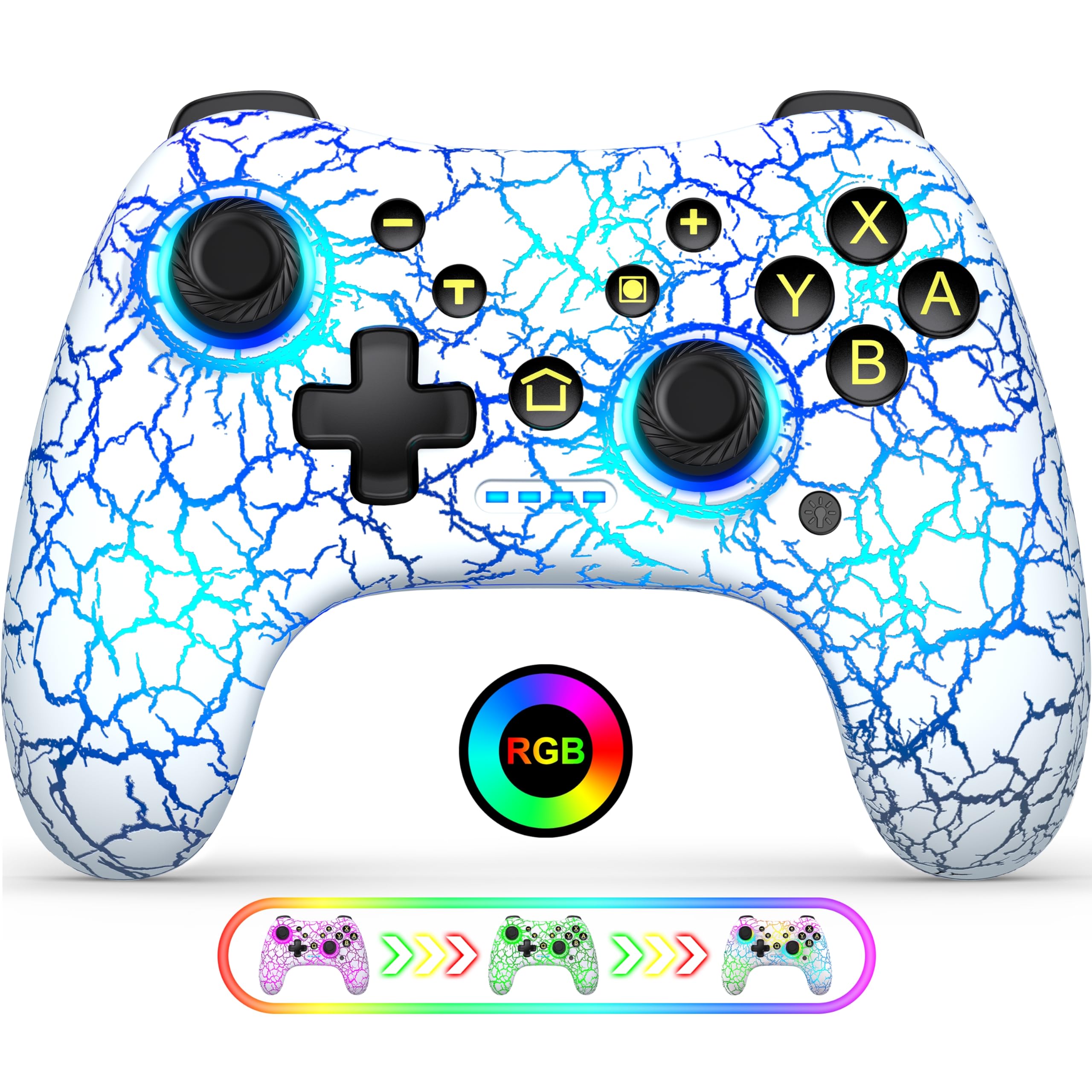 Controlador De Switch Sem Fio Elisween Para Nintendo Switch/lite/oled