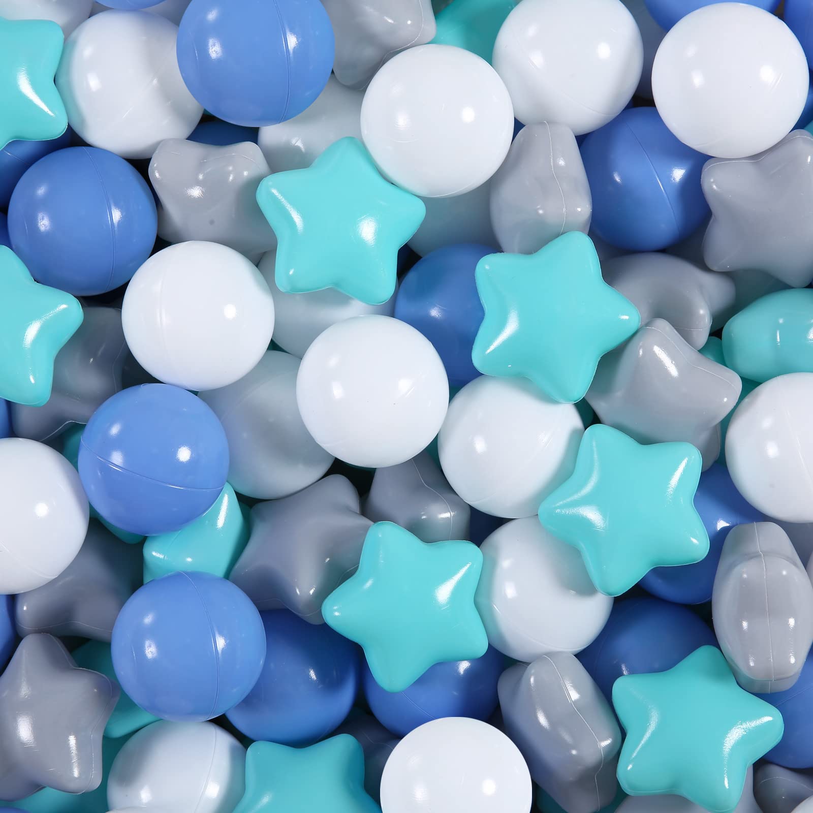 Ball Pit Balls Starbolo Star 100 Unidades Em Cores Pastel Para Crianças Pequenas