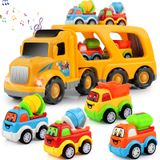Caminhão De Construção Toy Nicmore 5 Em 1 Para Menino De 2 A 4 Anos