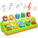 Pop Up Toy Duchong Para Crianças De 1 Ano E 12 A 18 Meses Com Música