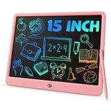 Tablet De Escrita Lcd Tekfun De 15 Polegadas Para Crianças De 8 A 10 Anos Ou Mais (rosa)