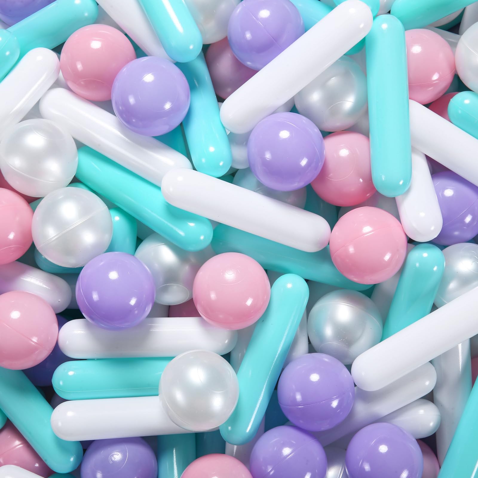 Ball Pit Balls Starbolo Macaron 120 Unidades Para Crianças Com Bolsa