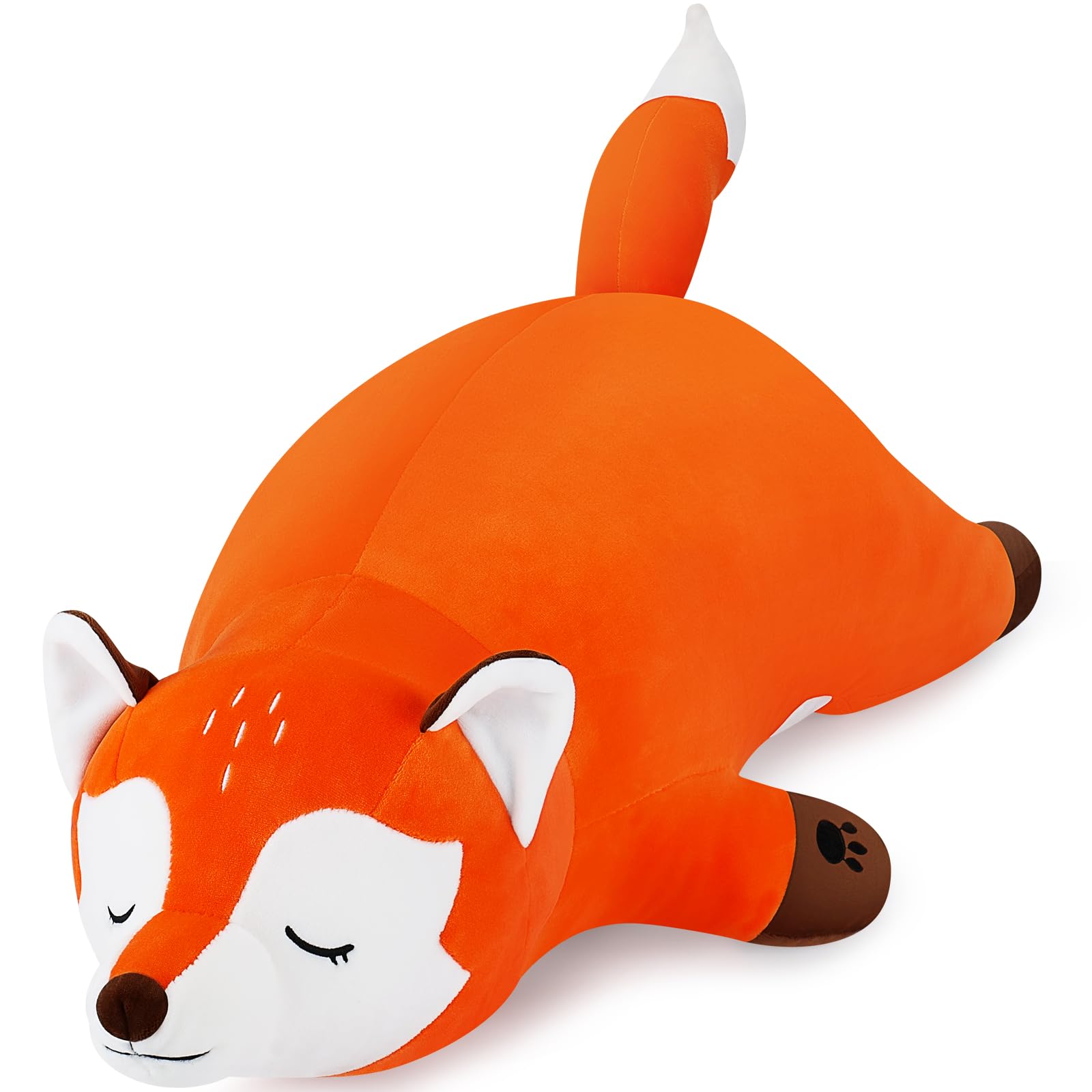 Almofada De Pelúcia Auspicious Beginning Giant Foxy 30" Orange