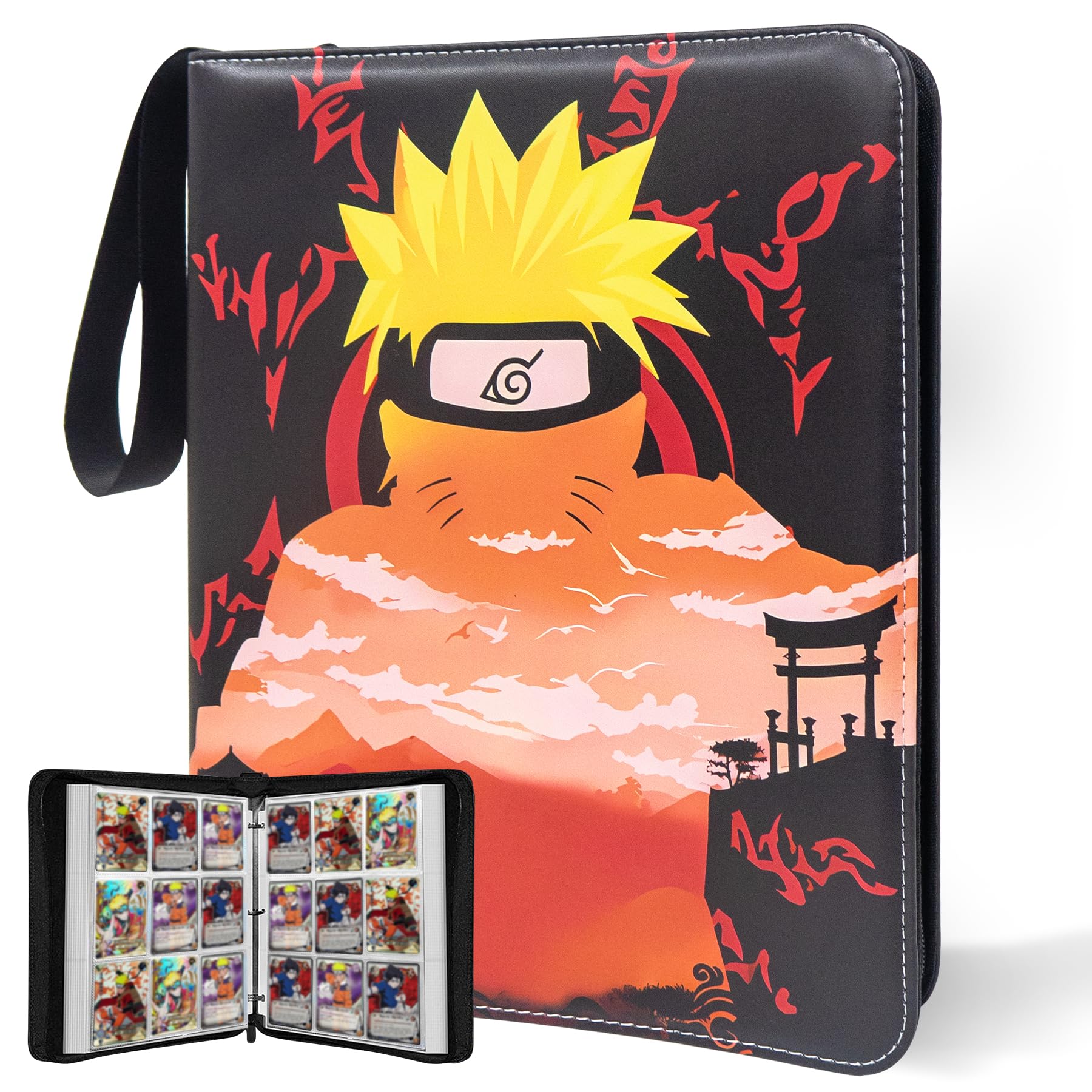 Fichário De Cartas Colecionáveis De Anime Wtvidas Naruto 9 Pocket 1080 Cards
