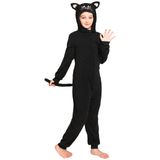 Fantasia Rabtero Kids Cat Traje Black Cat, Macacão De 8 A 10 Anos