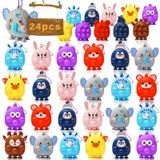 Brinquedos 3d Party Favors Sdatoy Animal Pop Fidget Para Crianças, 24 Unidades