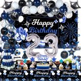 Conjunto De Decorações De Aniversário Miidenks 23º Aniversário Para Homens