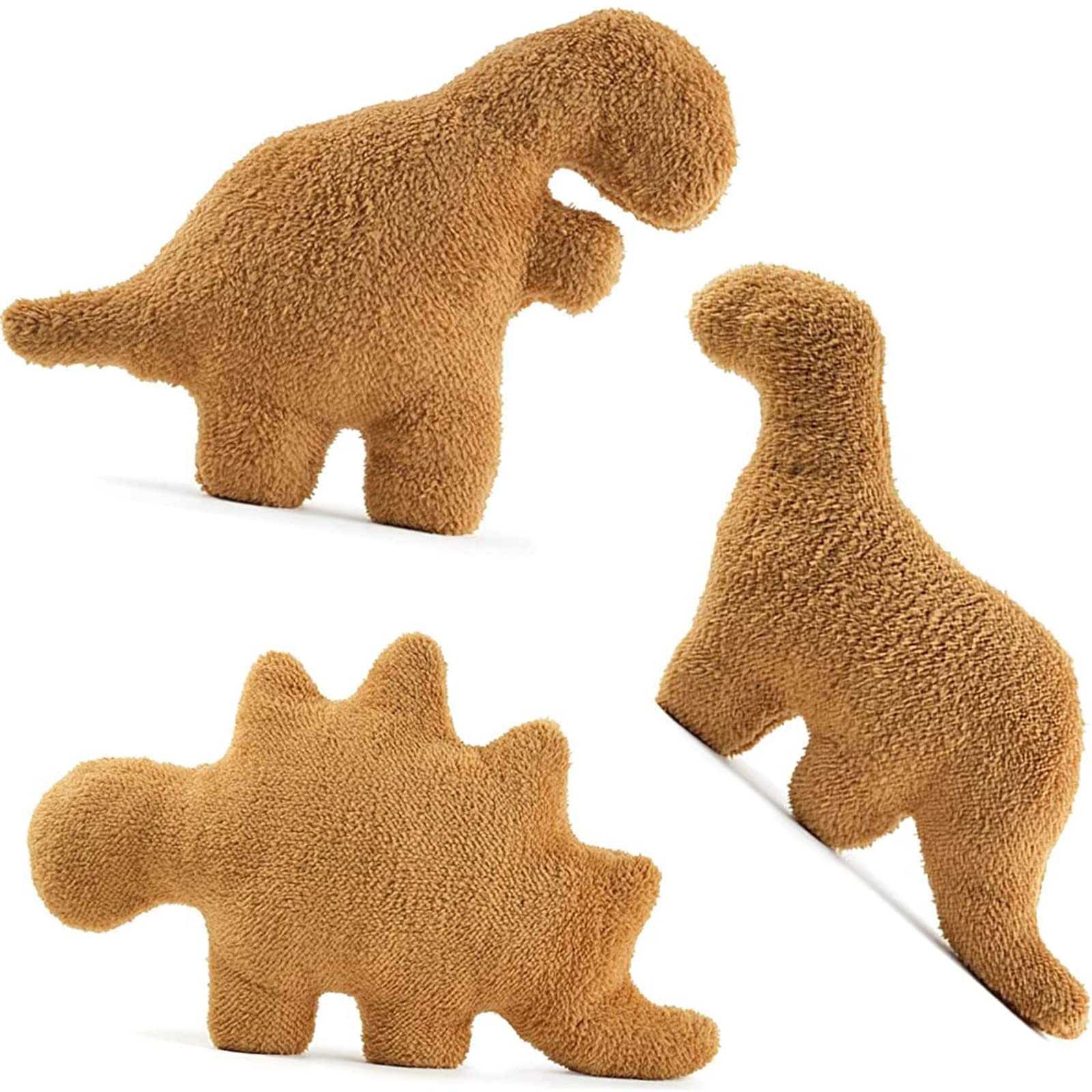 Almofada De Pelúcia Lixzuch Dino Nugget 45 Cm Dinosaur Chicken
