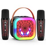 Máquina De Karaokê Jovialtoyz Led Mini Com 2 Microfones Sem Fio Para Crianças