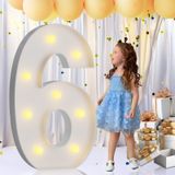 Light Up Numbers Imprsv 90cm Marquee, Decoração De Aniversário De 60 Anos