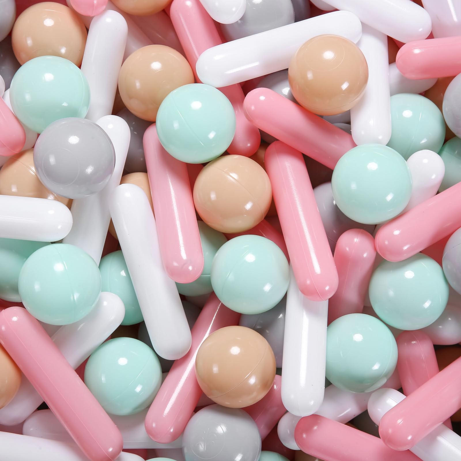 Ball Pit Balls Starbolo 120 Unidades De Macaron De Plástico À Prova De Esmagamento