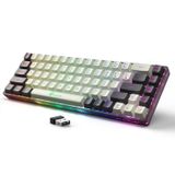 Teclado Sem Fio Para Jogos Geodmaer 65% Led Retroiluminado 68 Teclas