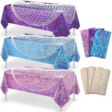 Conjunto Decorativo De Rede Para Peixes E Toalhas De Mesa, Tipo De Unidade: 6 Unidades
