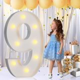 Light Up Letters Imprsv Marquee Numbers 90cm 19º Aniversário